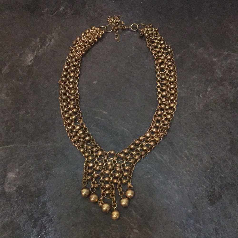 Brass Choker Necklace